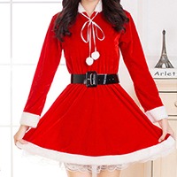 프리밍 후드 산타복