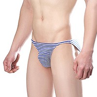 컬러 스트라이프 남성팬티